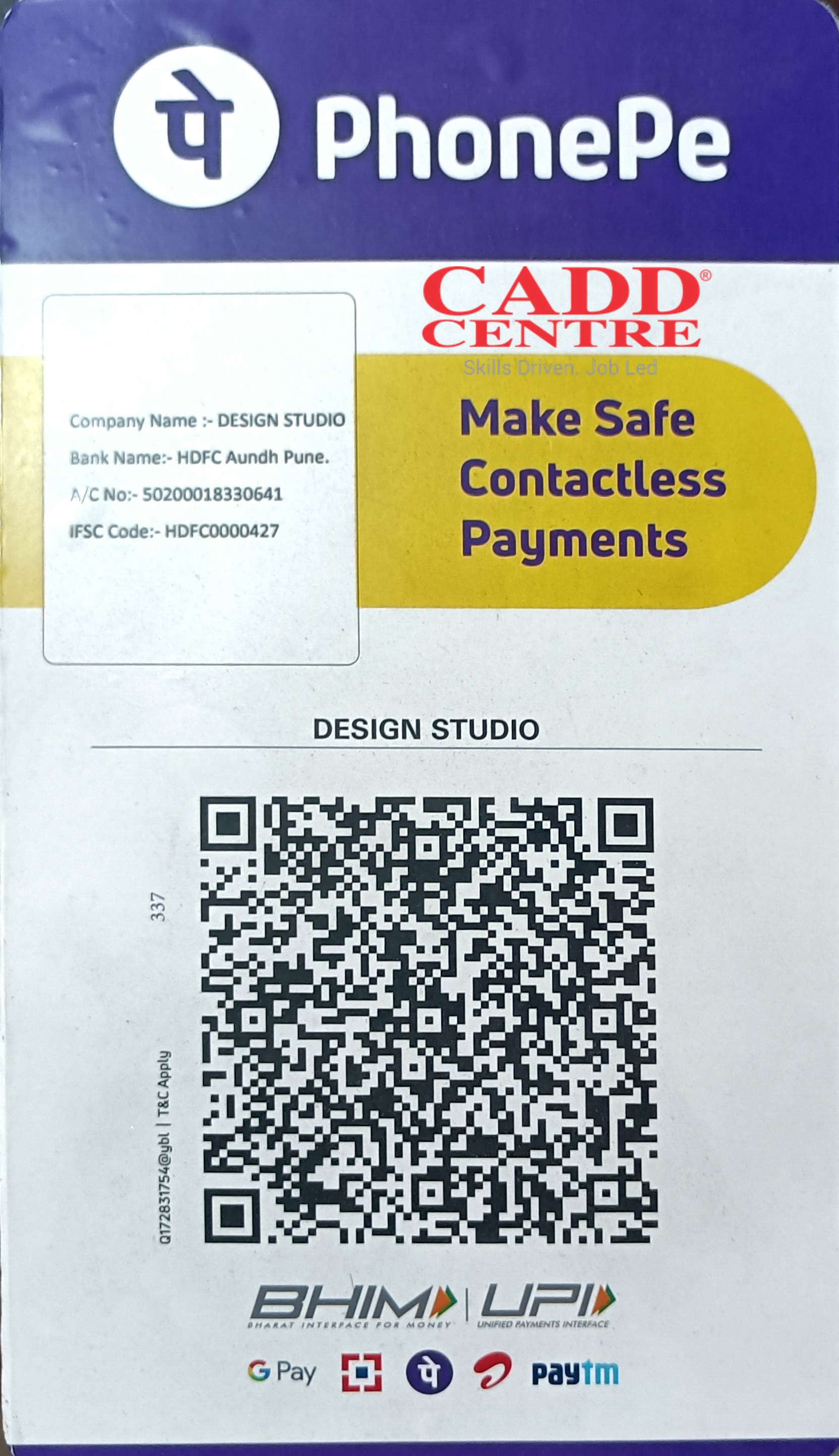 Admission form